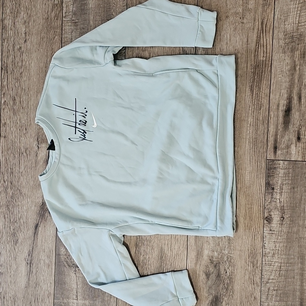 Nike Sky Blue Crewneck with Signature Logo